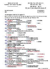 Đề kiểm tra giữa học kỳ I môn Hóa học Lớp 12 - Mã đề 896 - Năm học 2019-2020 - Trường THPT Đoàn Thị Điểm (Kèm đáp án)